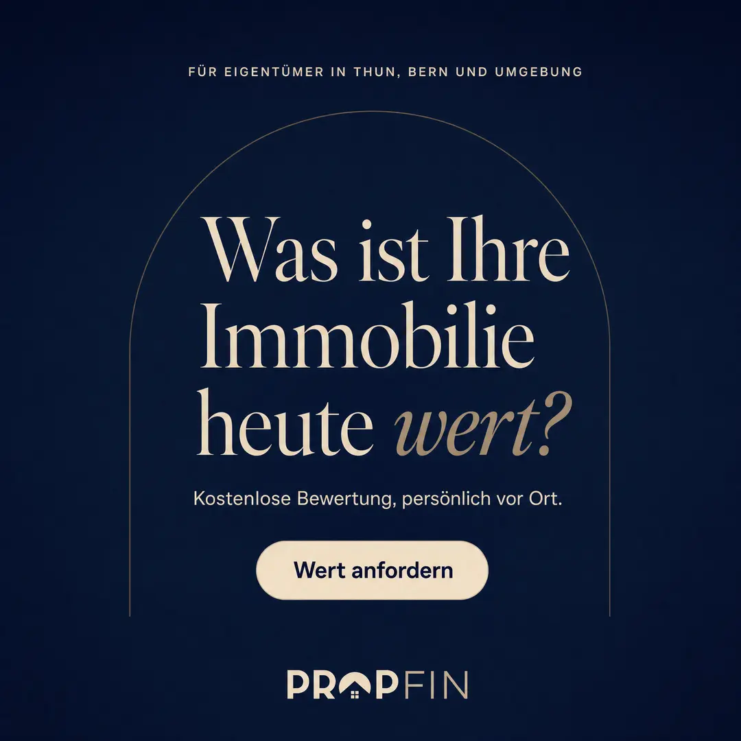 Anzeige von PropFin: Was ist Ihre Immobilie heute wert?